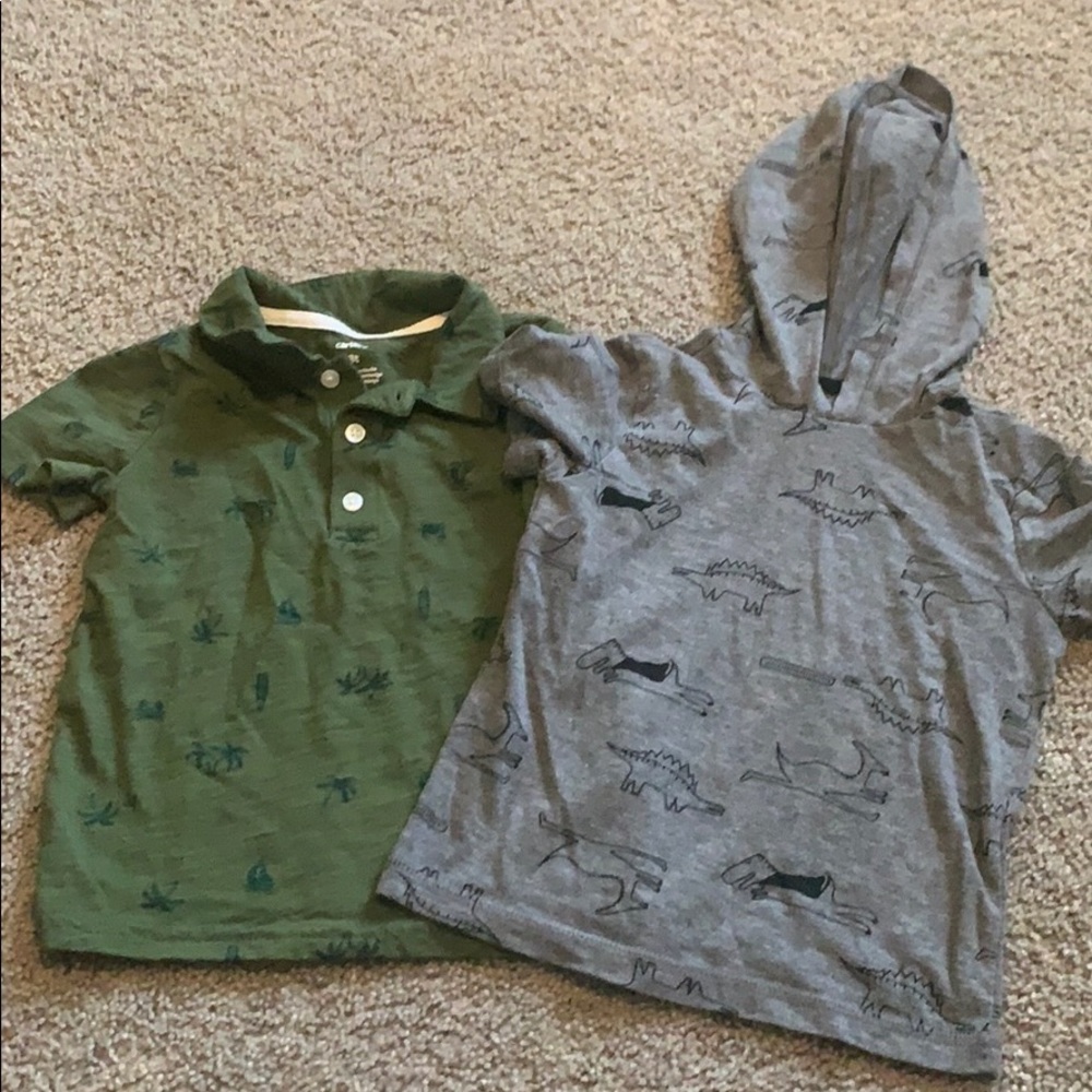 Hooded Tee and Polo